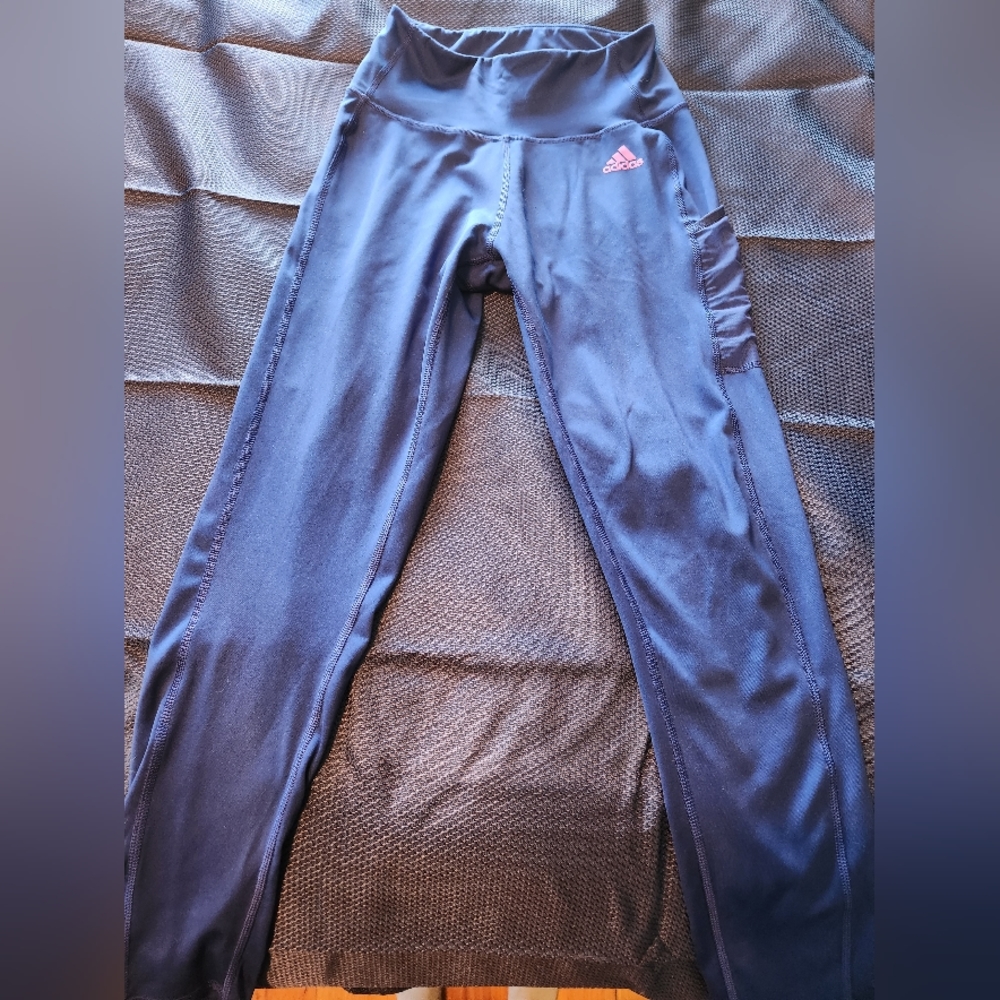 Womens Small Adidas Blue Leggings